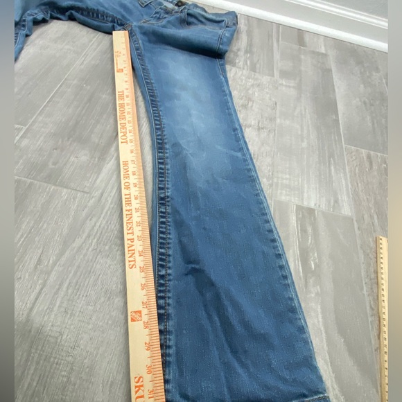 Victoria's Secret Denim Low rise 5 Flap Jeans Size 6L hip huggers boot cut flare - Picture 11 of 13